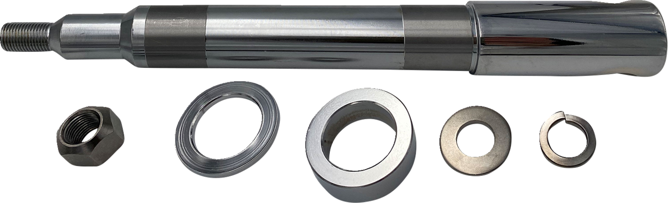 Axle Kit - Front - Chrome - '04-'05 Dyna