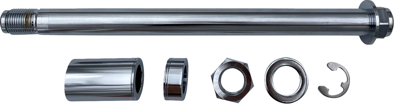 Axle Kit - Rear - Chrome - '18-'26 Softail