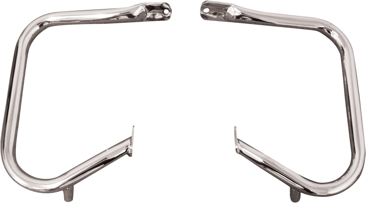 Rear Saddlebag Bars - Chrome - Touring
