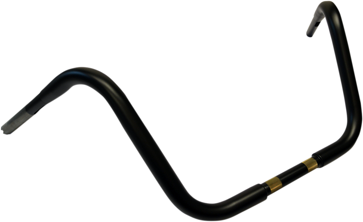 1-1/4" Buffalo Touring Handlebar - 12" - TBW - Flat Black