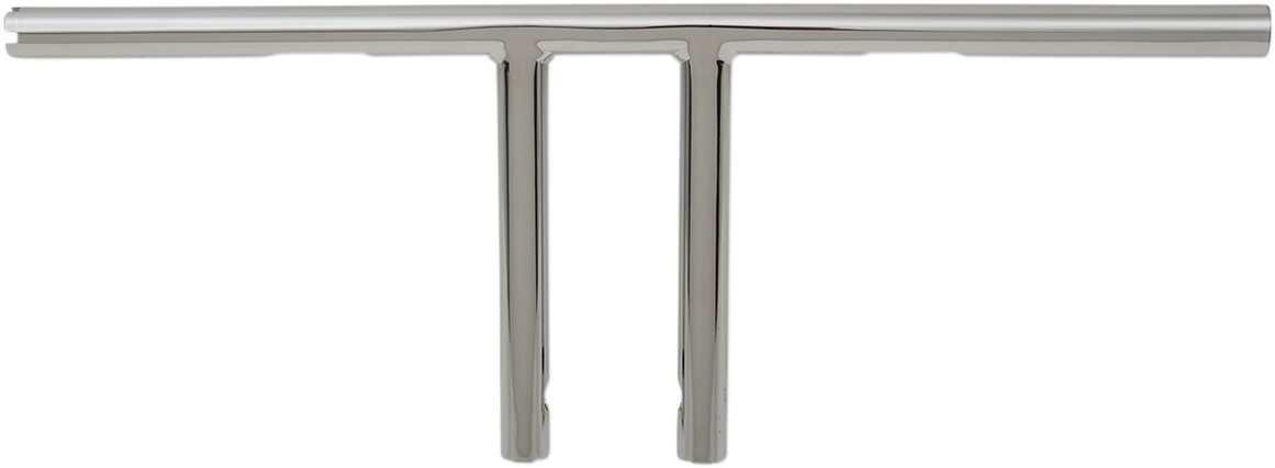 1" T-Bar - Dimpled - Straight - 8" - Chrome