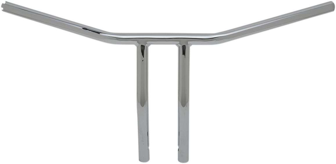 1" T-Bar - Dimpled - Curved - 10" - Chrome