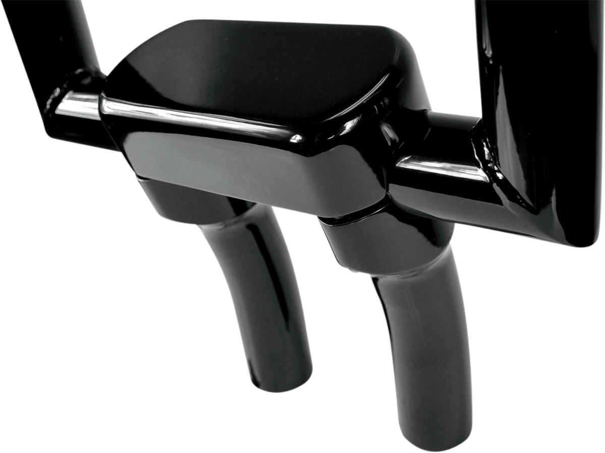 Handlebar Riser & Top Clamp Kit - 5-1/2" - Big Buffalo - Black