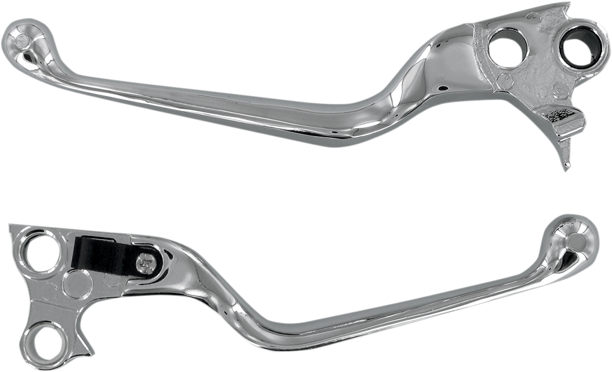 Wide Blade Lever Set - Chrome