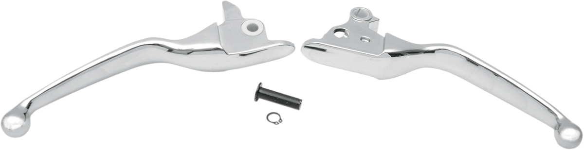 Wide Blade Lever Set - Chrome