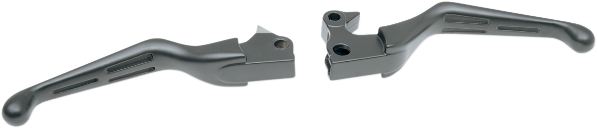 Slotted Wide Blade Lever Set - Black