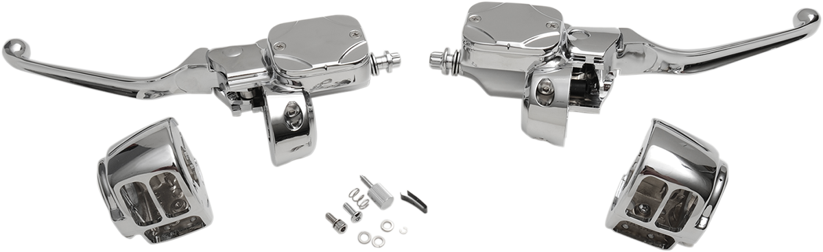 Handlebar Control Kit - Hydraulic Clutch - Chrome