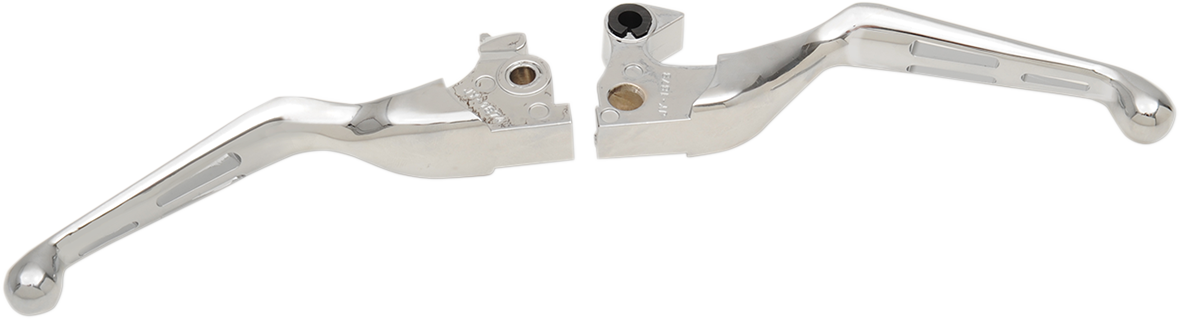 Slotted Wide Blade Lever Set - Chrome