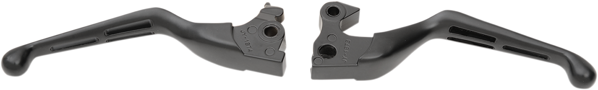 Slotted Wide Blade Lever Set - Black