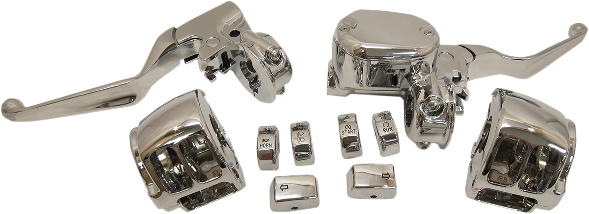 Handlebar Control Kit - ABS - Chrome