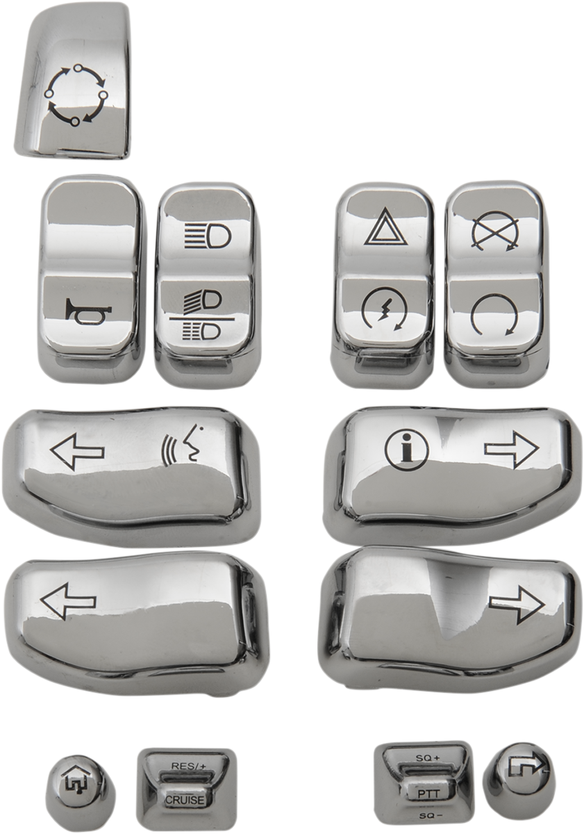 Switch Cap Kit - Chrome