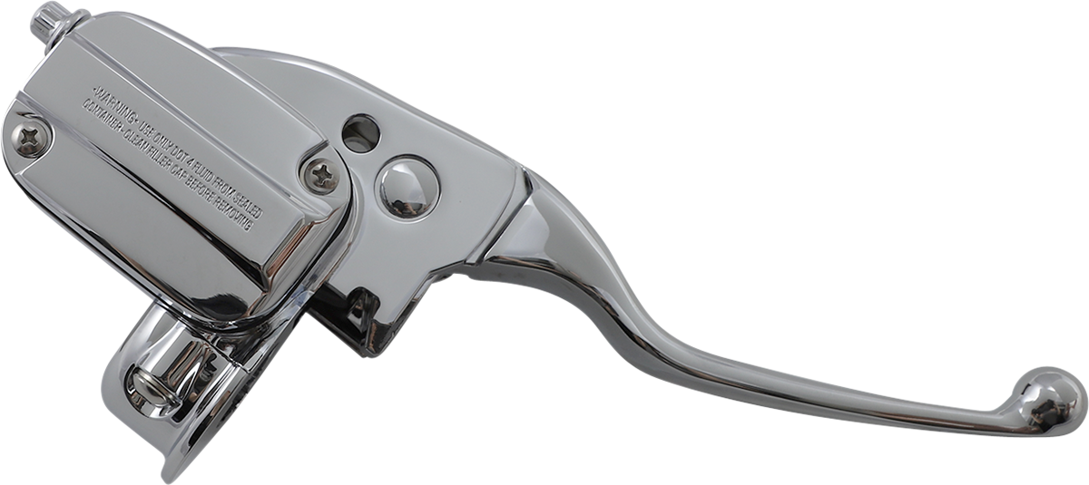 Front Brake Master Cylinder Assembly - 15 mm - Chrome