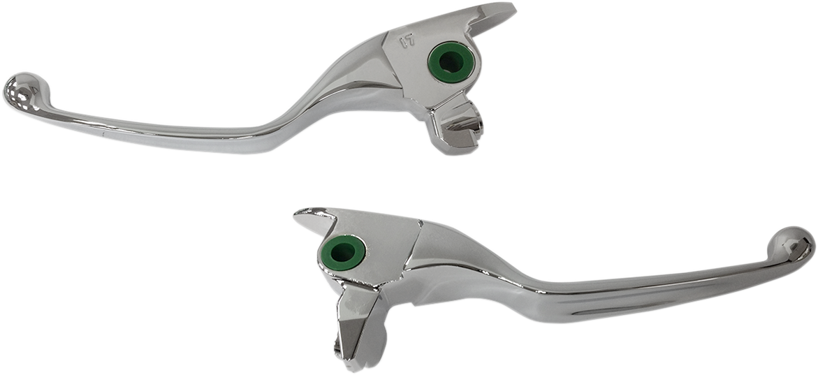 Wide Blade Lever Set - Chrome