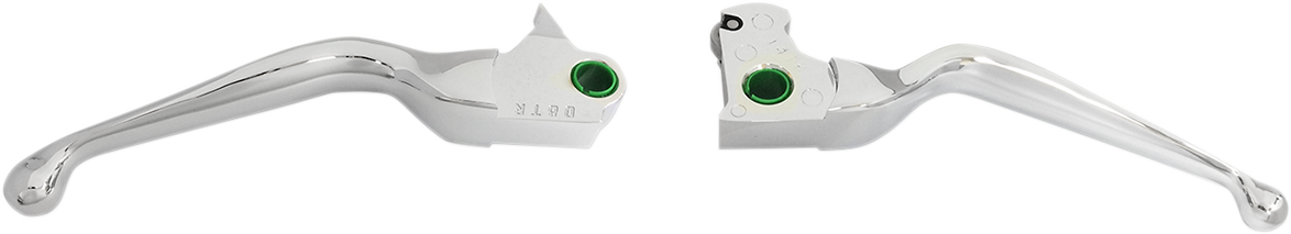 Wide Blade Lever Set - Chrome