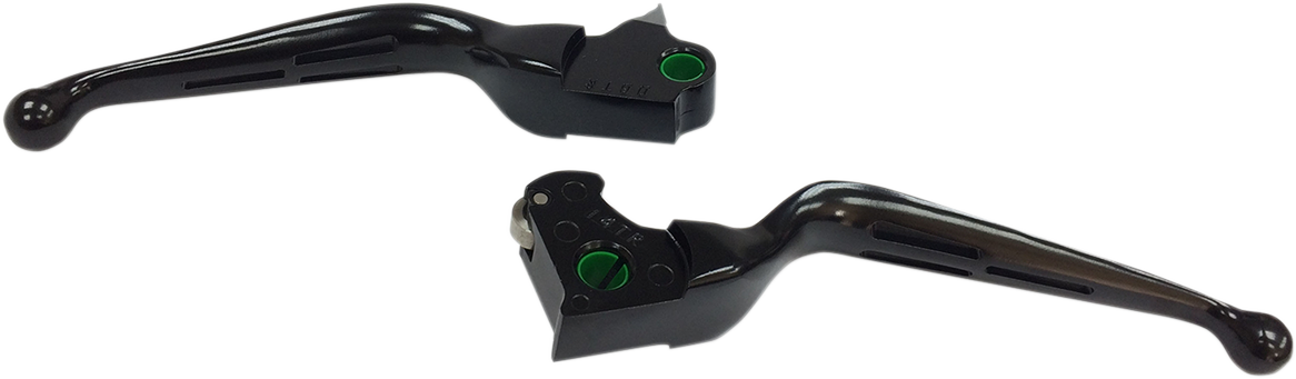Slotted Wide Blade Lever Set - Black