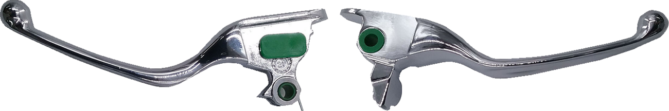 Wide Blade Lever Set - Chrome