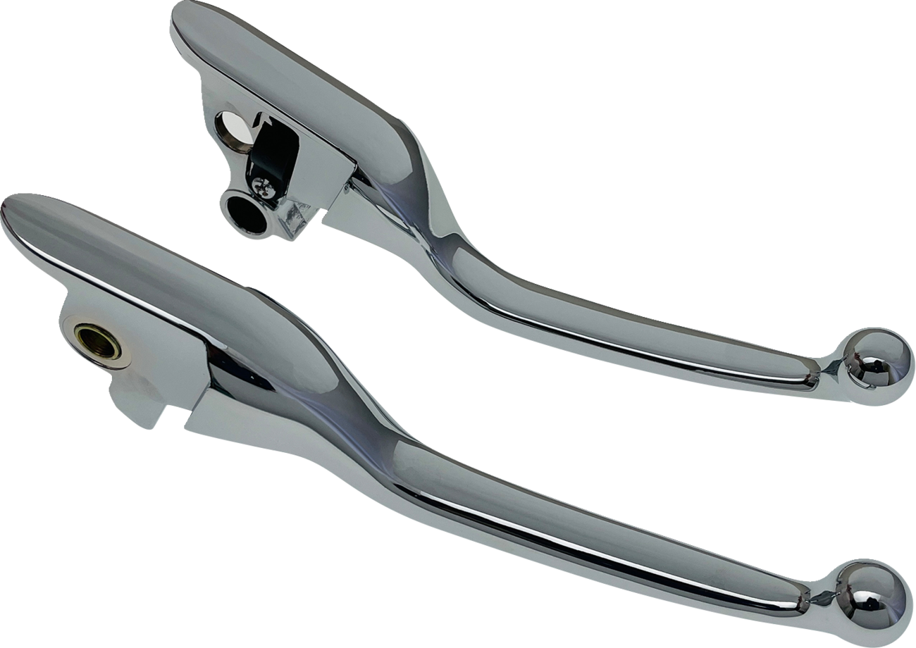 Narrow Lever Set - Chrome