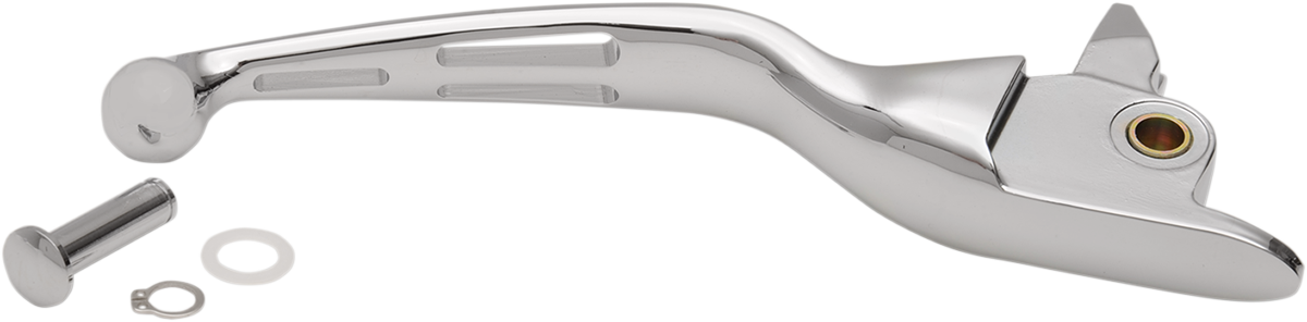 Slotted Wide Blade Replacement Brake Lever - Chrome