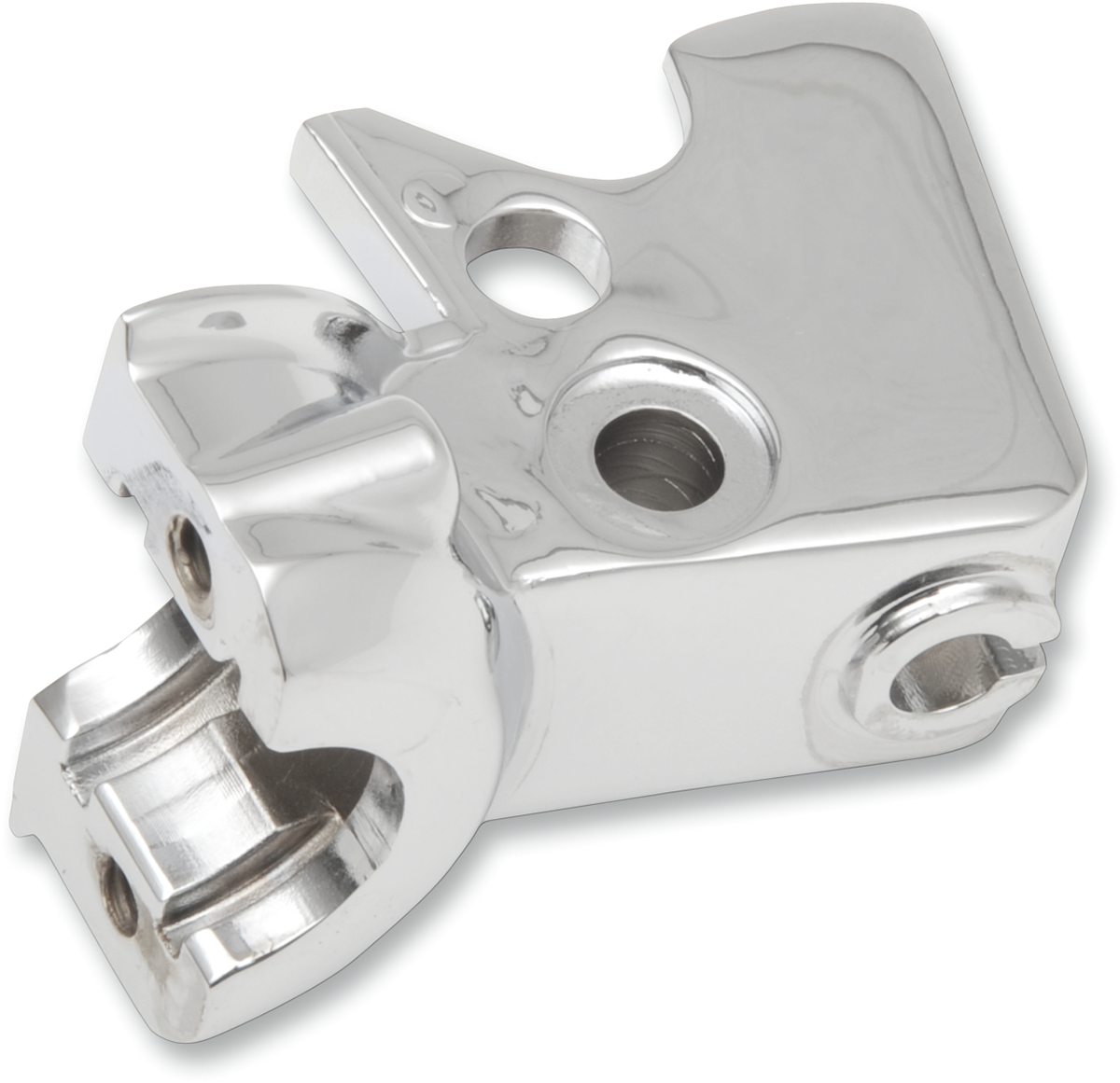 Clutch Lever Bracket - Chrome