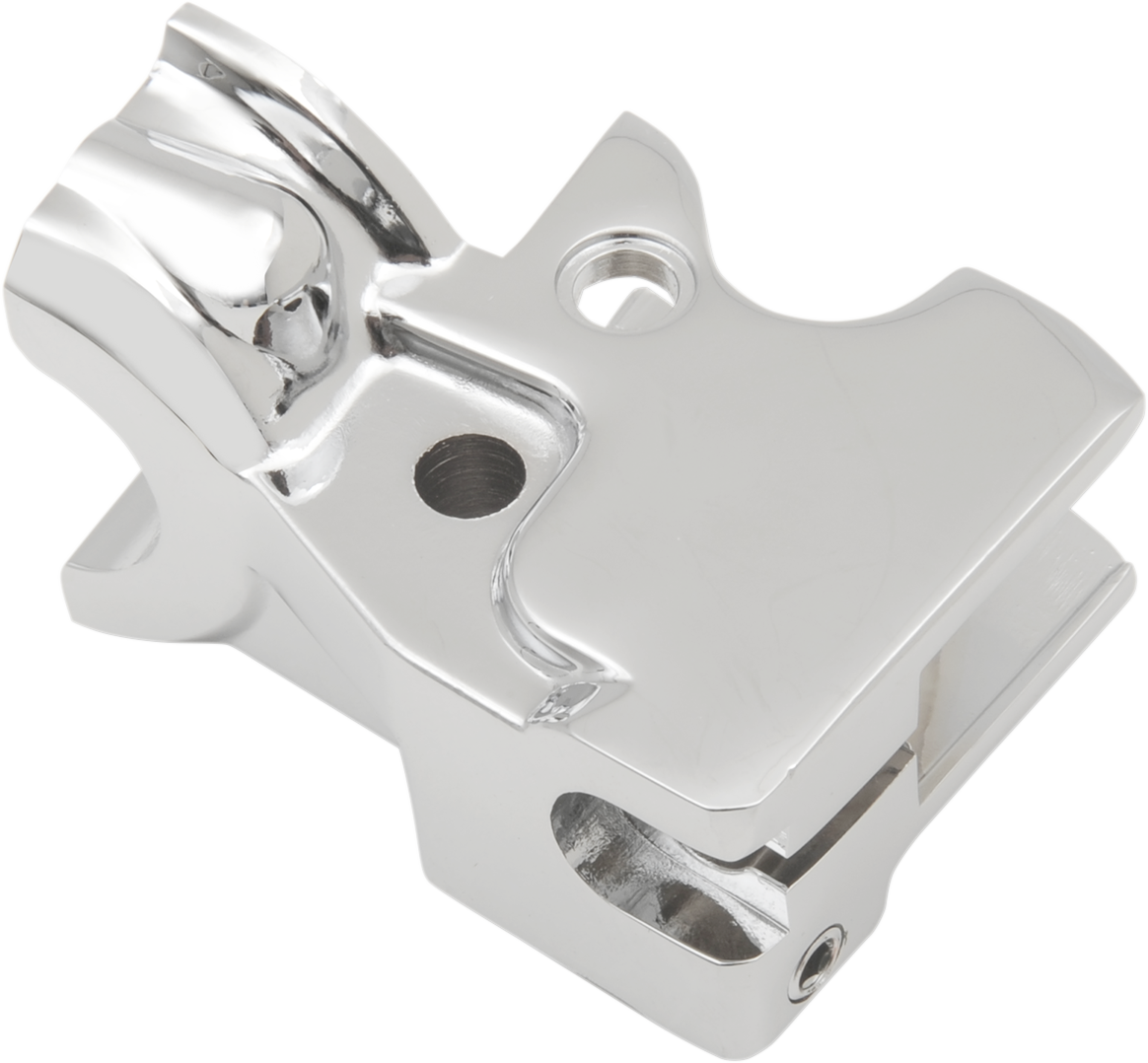 Clutch Lever Bracket - Chrome