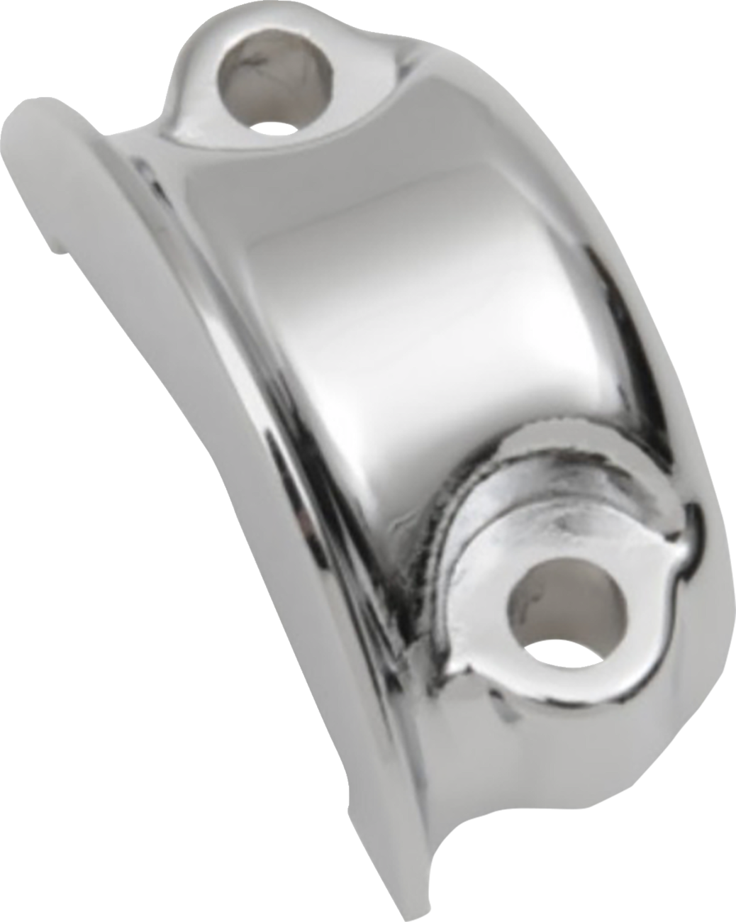 Brake/Clutch Control Clamp Half - Chrome