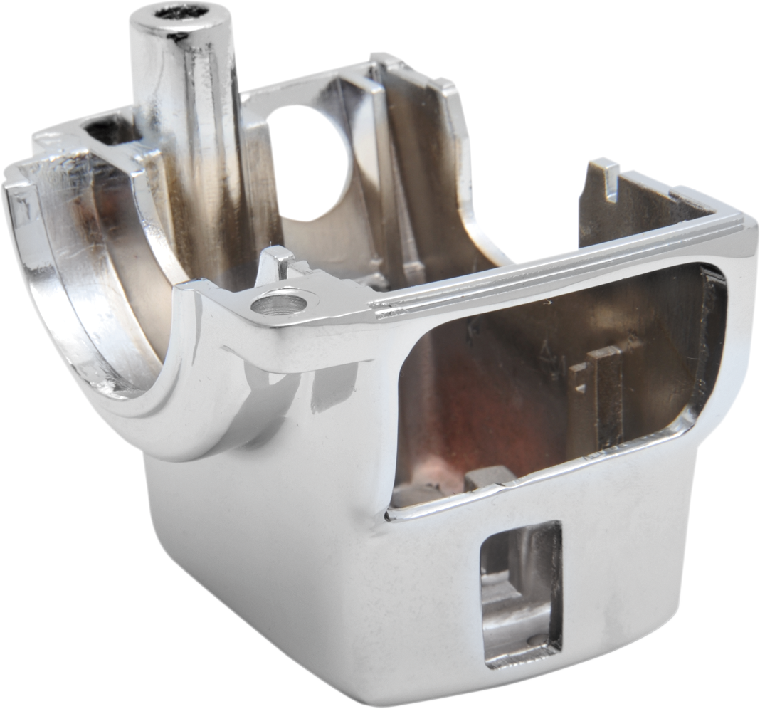 Handlebar Switch Housing Kit - Left - Radio - Chrome
