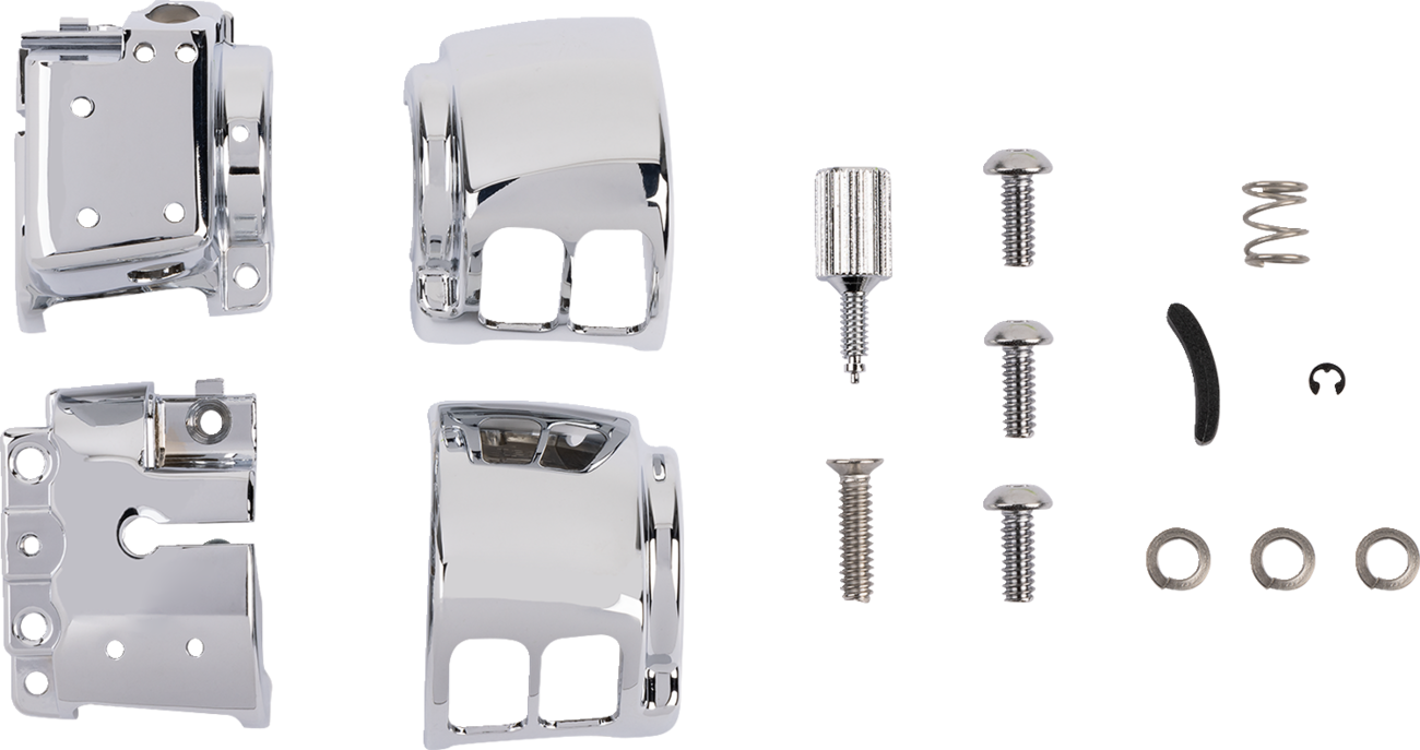 Handlebar Switch Housing Kit - Cruise - Chrome