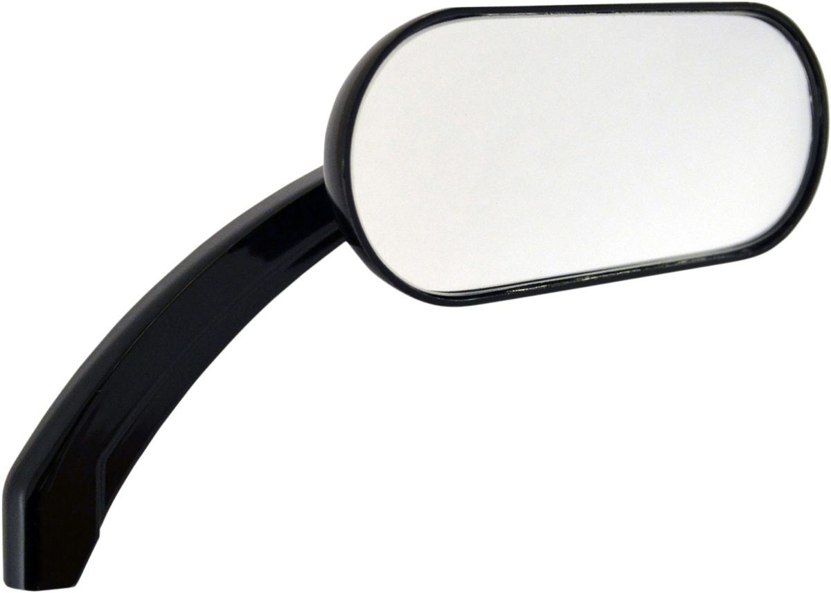 Mirror - Side View - Oval - Gloss/Black - Each