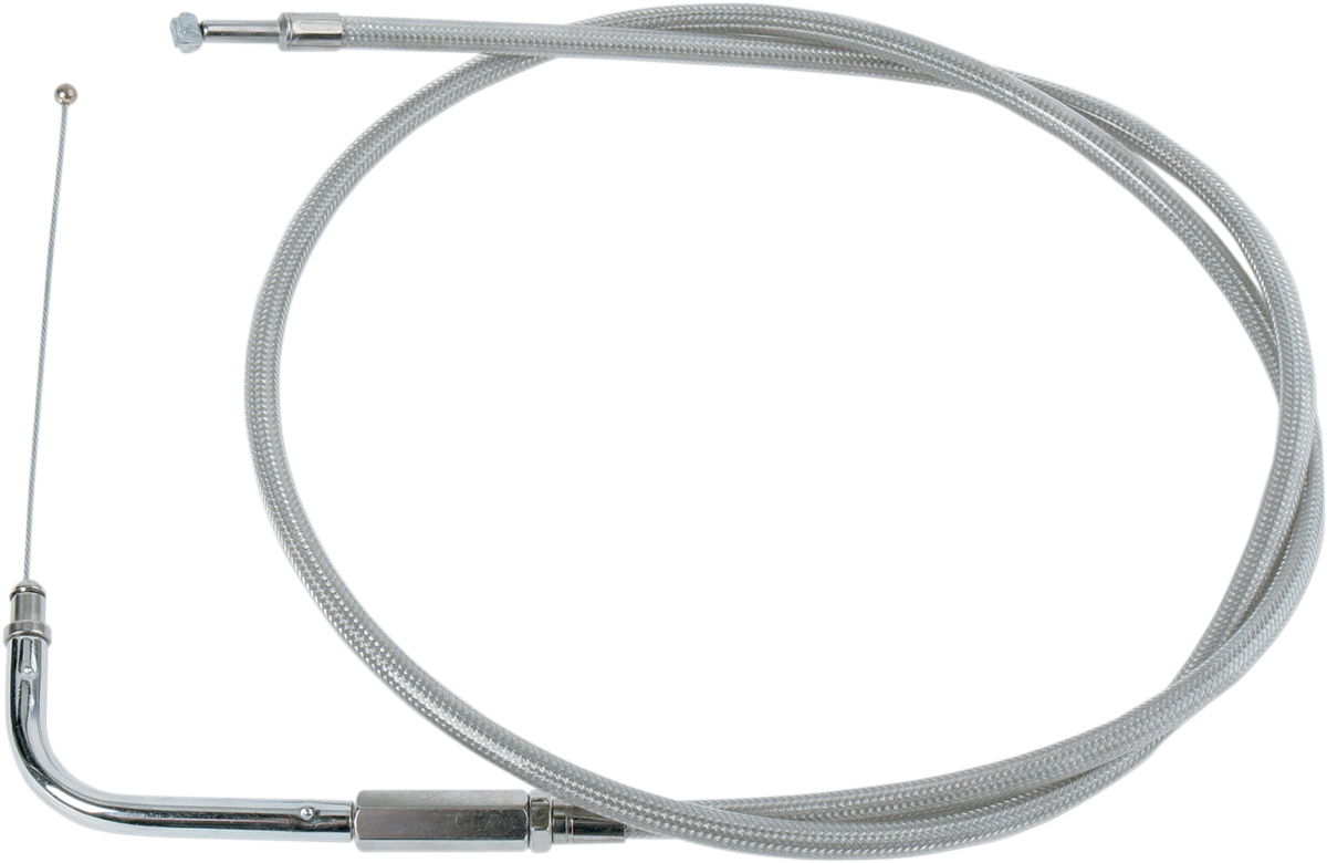 Stainless Braided Throttle Cable - 41"