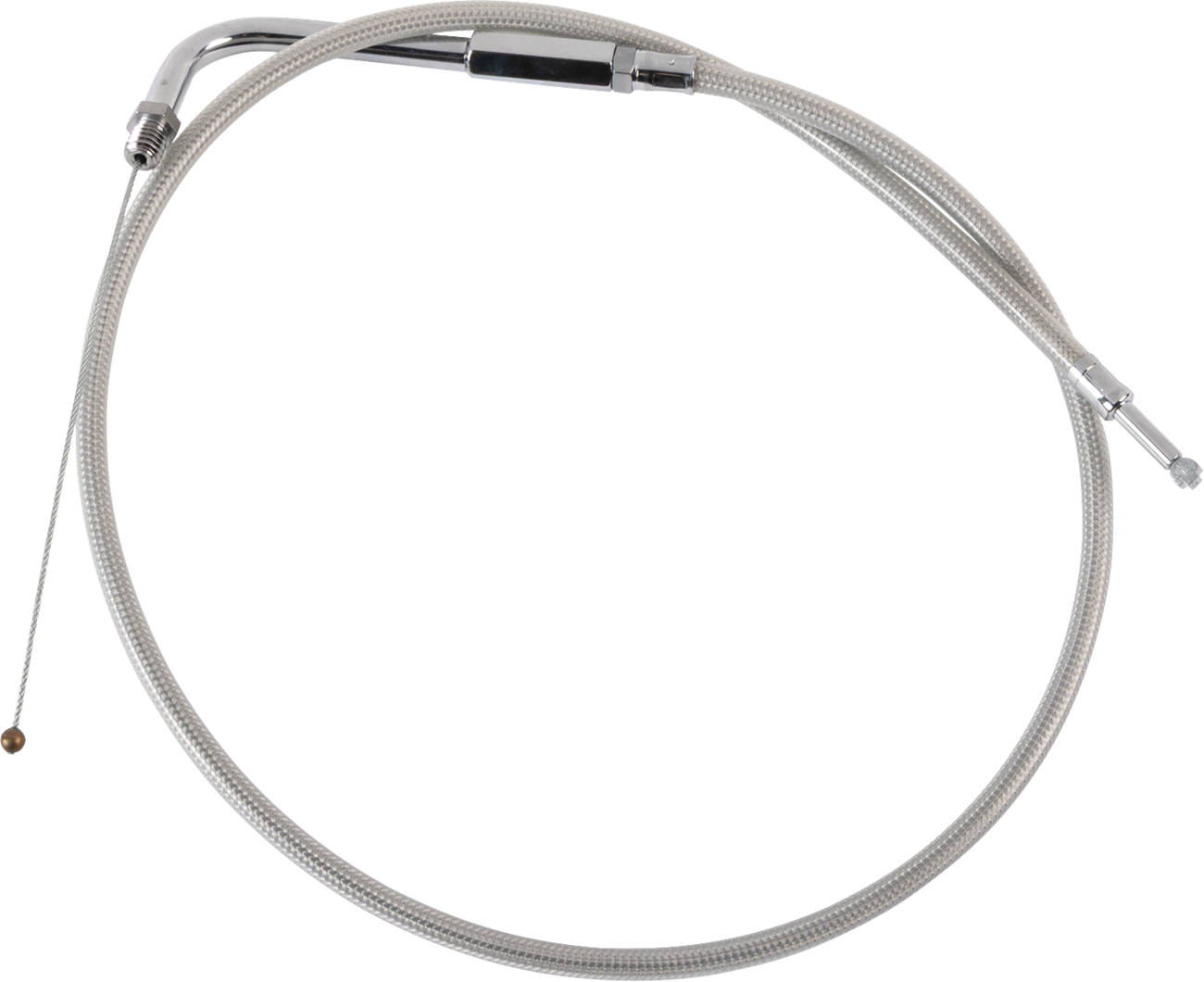Stainless Braided Throttle Cable - 30"