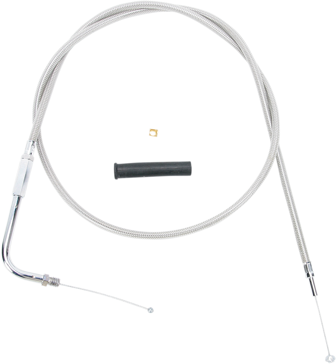 Stainless Braided Throttle Cable - 45-1/2"