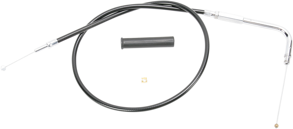 Black Vinyl Throttle Cable - 26-1/2"