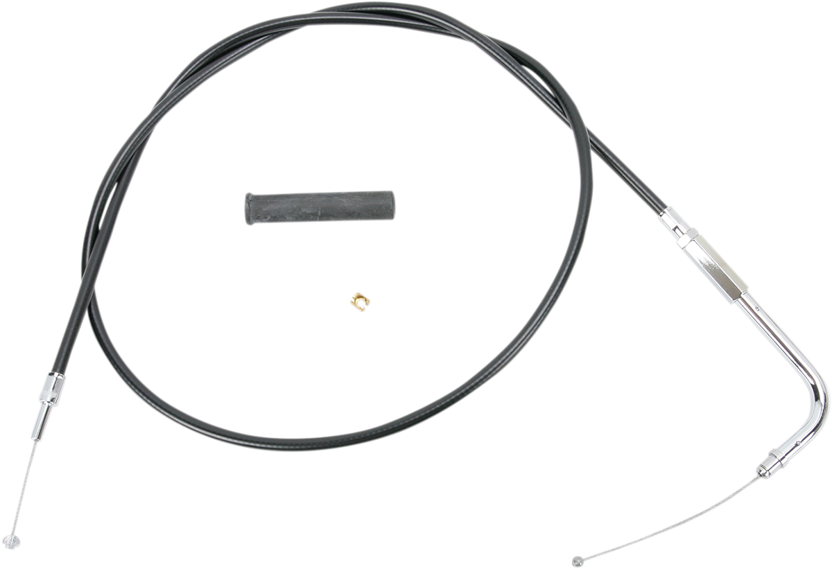 Black Vinyl Throttle Cable - 42-1/2"