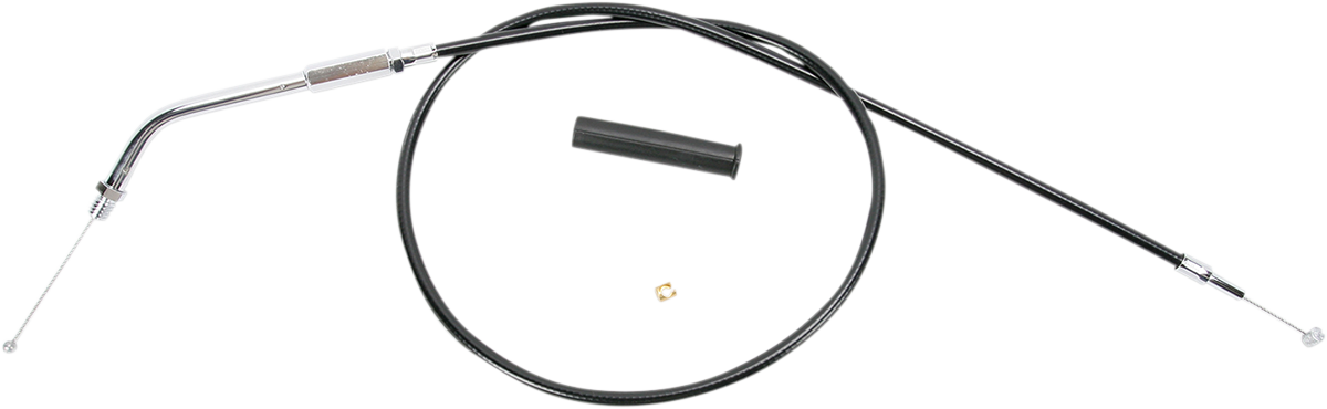 Black Vinyl Throttle Cable - 30"