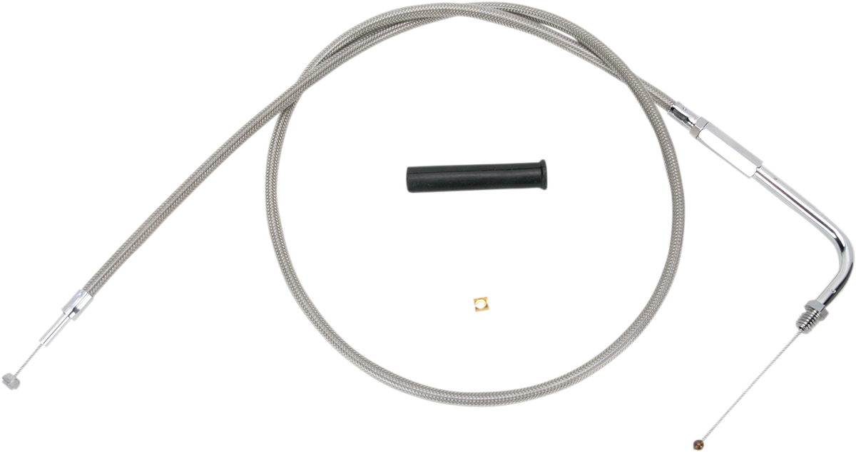 Stainless Braided Throttle Cable - 44"