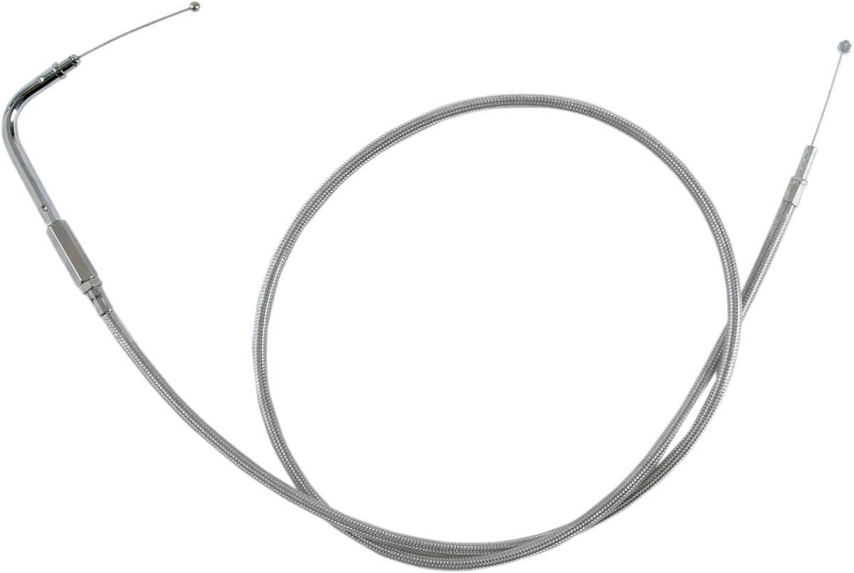 Stainless Braided Idle Cable - 42-1/2"