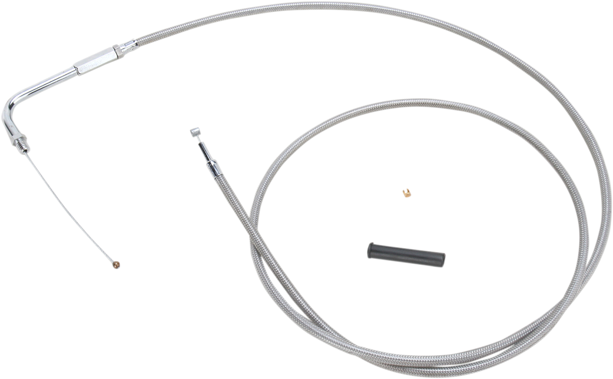 Stainless Braided Throttle Cable - 56"