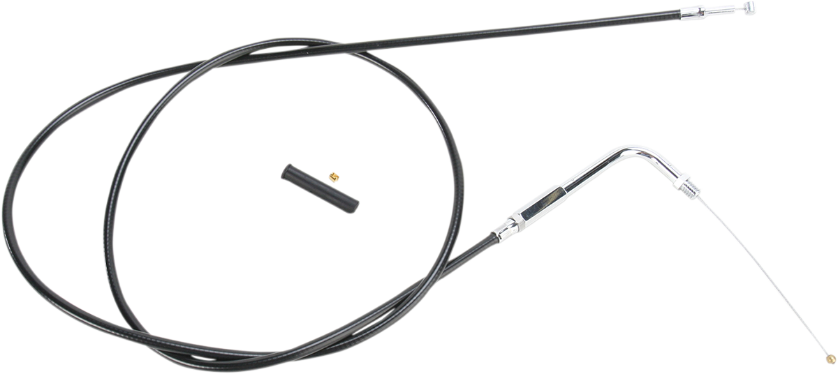 Black Vinyl Throttle Cable - 52"