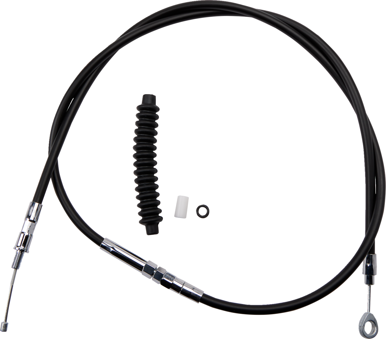 High-Efficiency Black Vinyl Clutch Cable - 62-11/16"