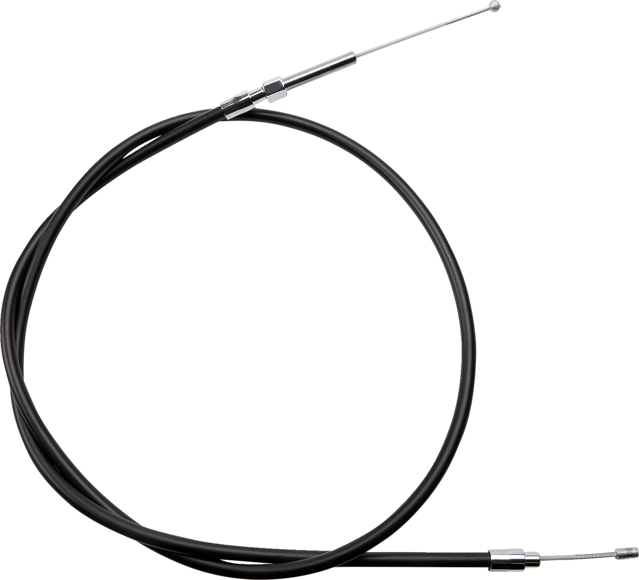 High-Efficiency Black Vinyl Clutch Cable - 52-9/16"