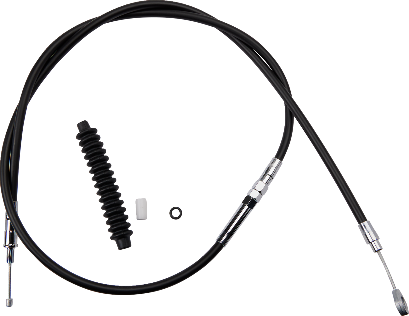 High-Efficiency Black Vinyl Clutch Cable - 61-1/4"