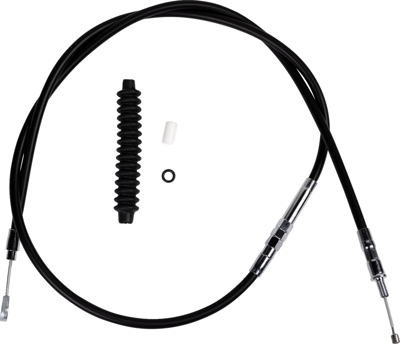 High-Efficiency Black Vinyl Clutch Cable - 60-5/8"