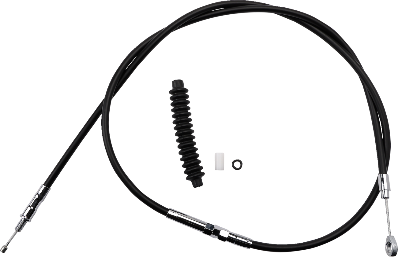 High-Efficiency Black Vinyl Clutch Cable - 66-5/8"