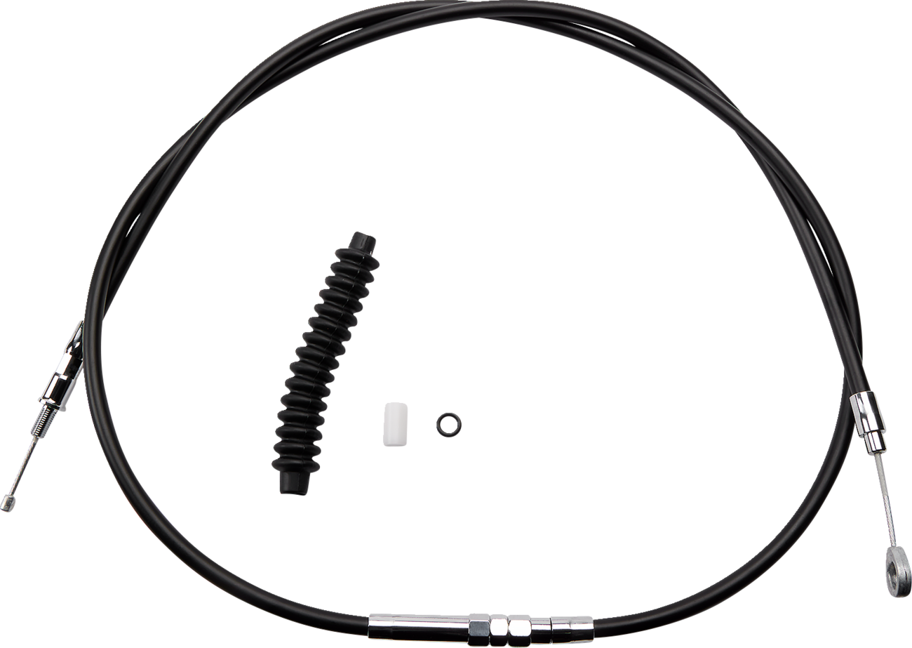 High-Efficiency Black Vinyl Clutch Cable - 68-11/16"