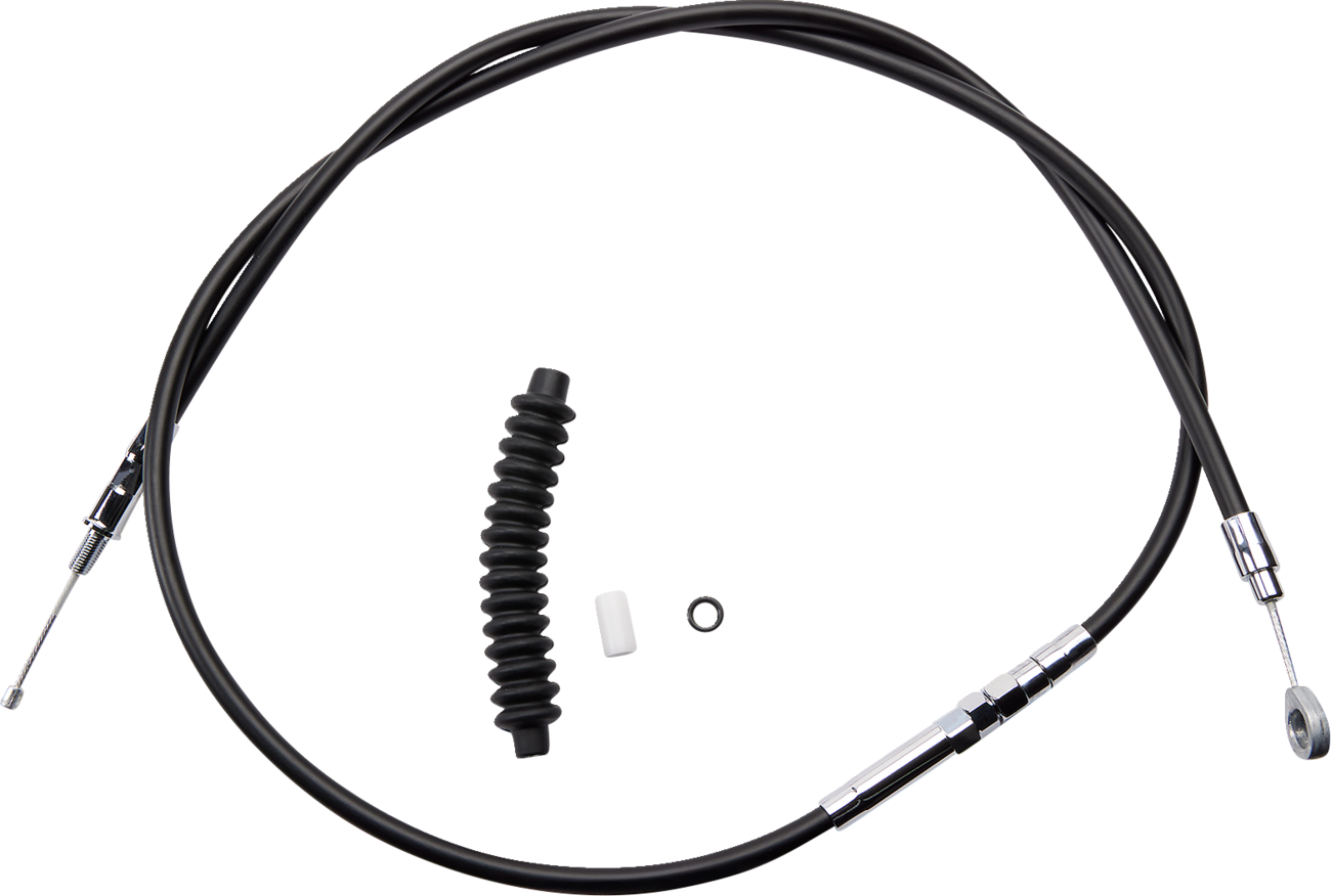 High-Efficiency Black Vinyl Clutch Cable - 62-11/16"