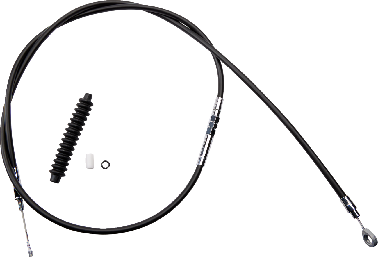 High-Efficiency Black Vinyl Clutch Cable - 72-11/16"