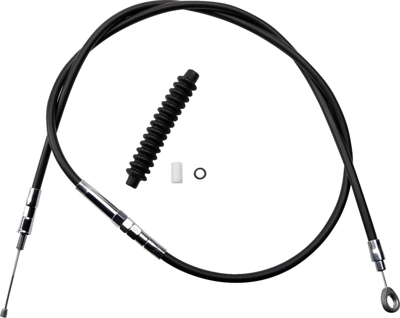 High-Efficiency Black Vinyl Clutch Cable - 60-11/16"