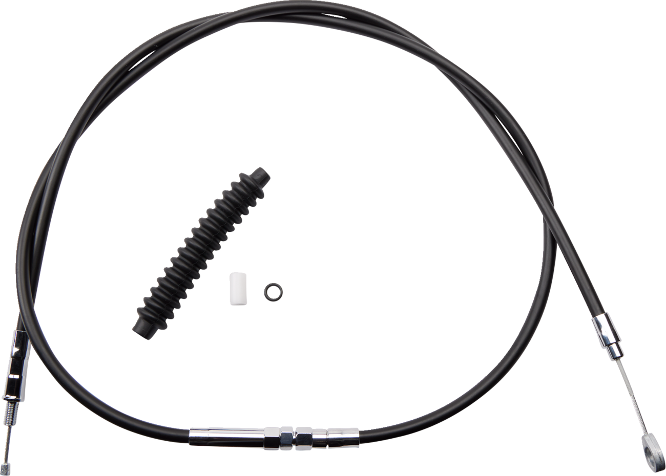 High-Efficiency Black Vinyl Clutch Cable - 66-11/16"