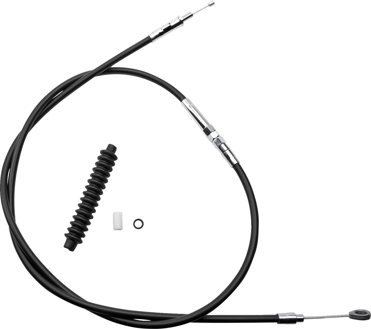 High-Efficiency Black Vinyl Clutch Cable - 64-7/16"