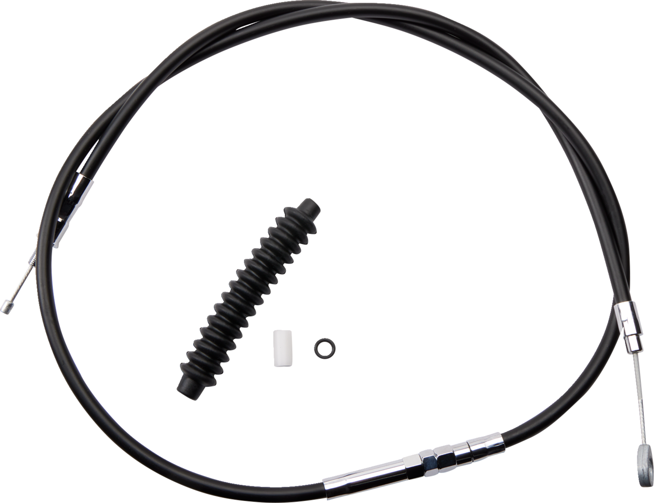 High-Efficiency Black Vinyl Clutch Cable - 59-3/4"